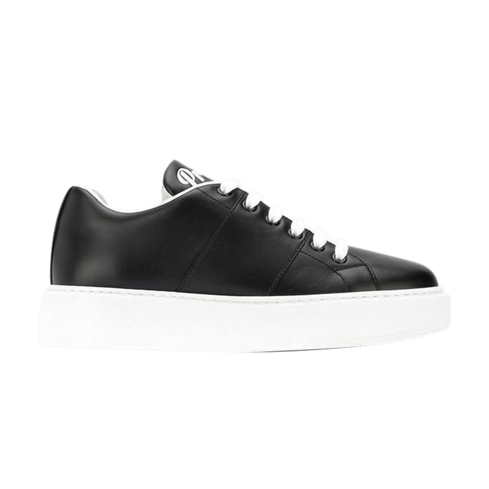 (Women) Prada Leather 'Black White'  1E368L-3KWG-F0967