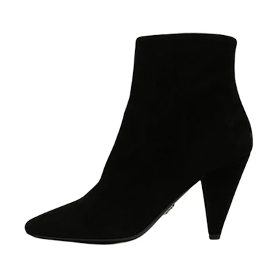 (W) Prada Leather Ankle Boot 'Black Fashion'