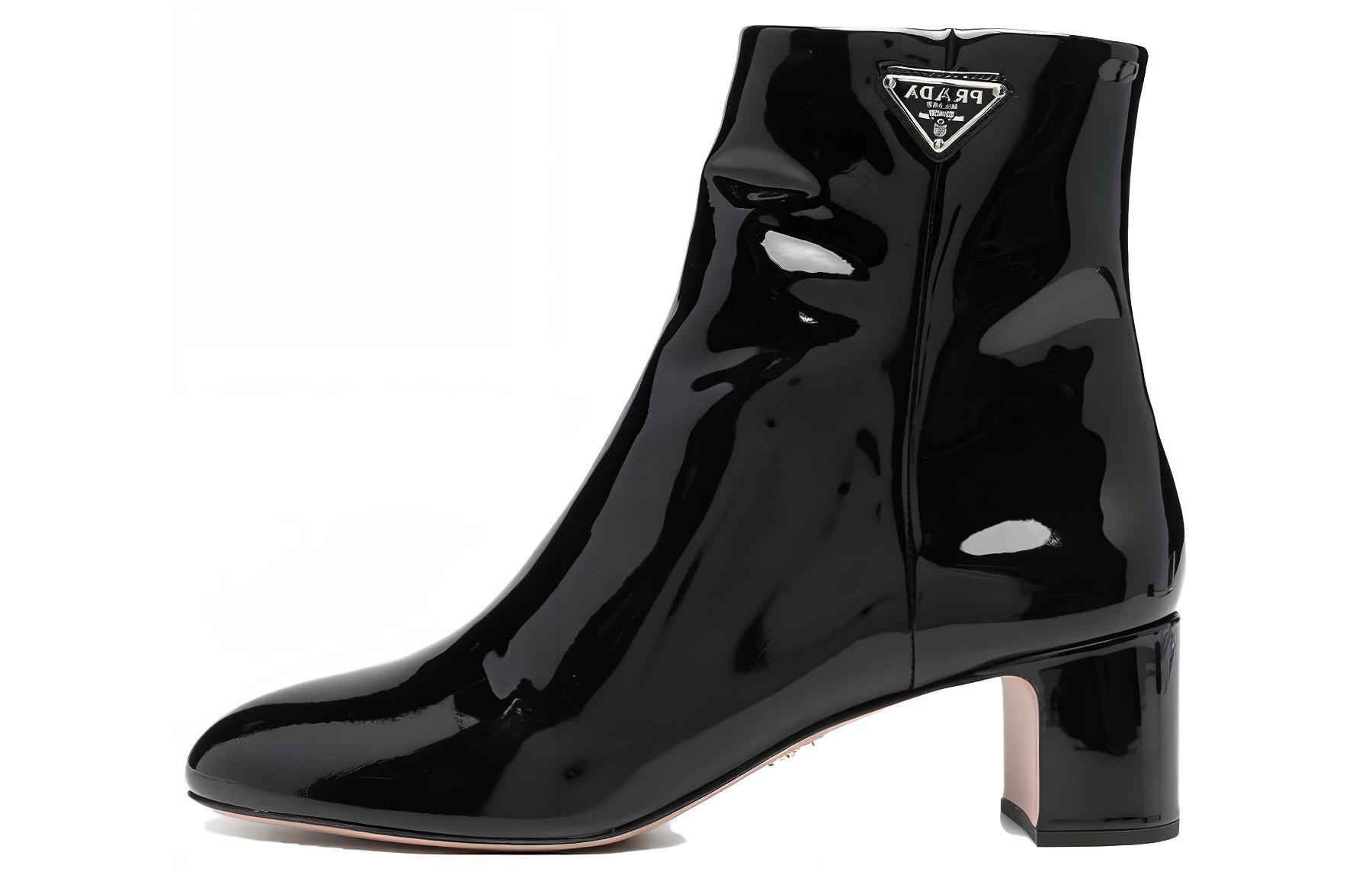 (Women) Prada Leather Ankle Boots 'Black Versatile' 1T192N_069_F0002