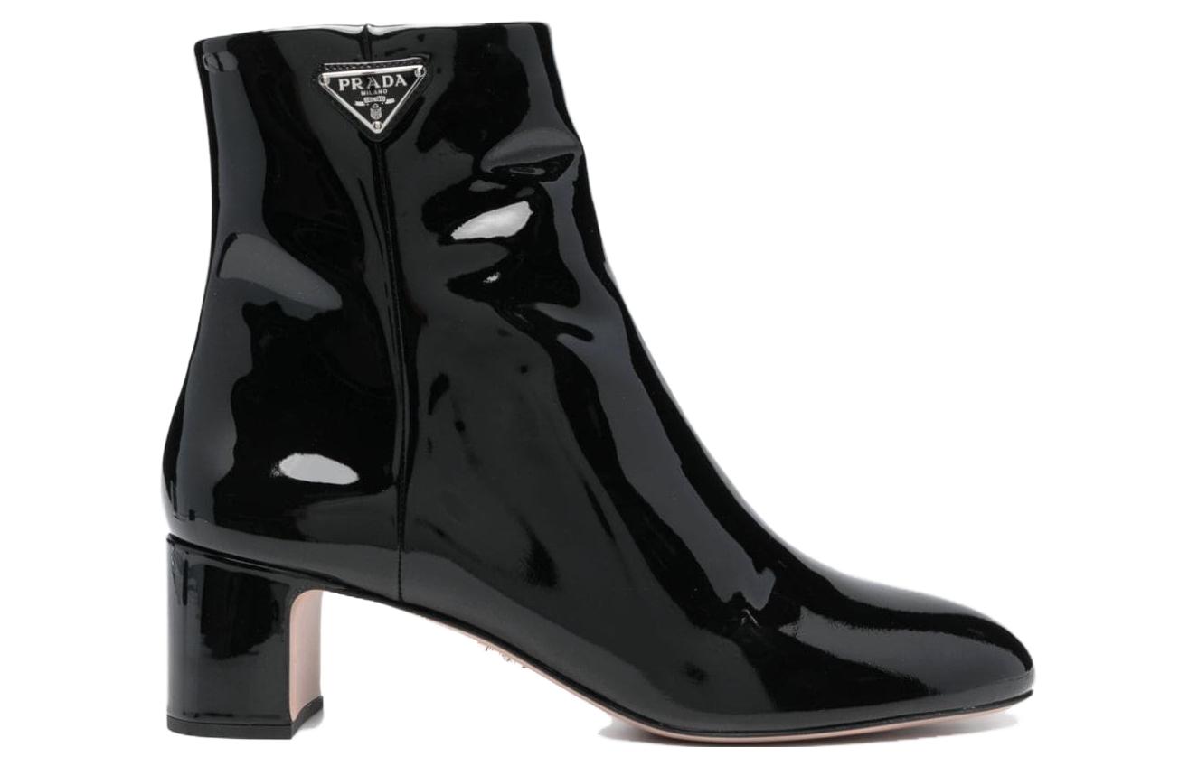 Order (W) 普拉达 黑色多功能 皮革短靴 1T192N_069_F0002