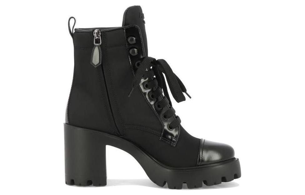 (W) Prada Leather Ankle Boots 'CMFT Casual Black' 圖 2