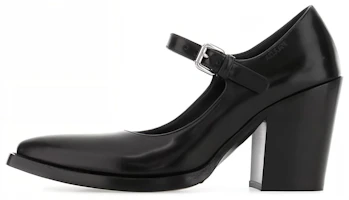 (Women) Prada Leather Block-Heel Buckle High-Heels 'Black' 1I128N_055_F0002_F_090 (Women) Prada Leather Block-Heel Buckle High-Heels 'Black' 1I128N_055_F0002_F_090
