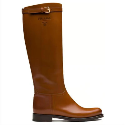 (W) Bottes en Cuir Prada ''Marron'' 1W175M_34A_F0046_F_D030 Order (W) Bottes en Cuir Prada ''Marron'' 1W175M_34A_F0046_F_D030