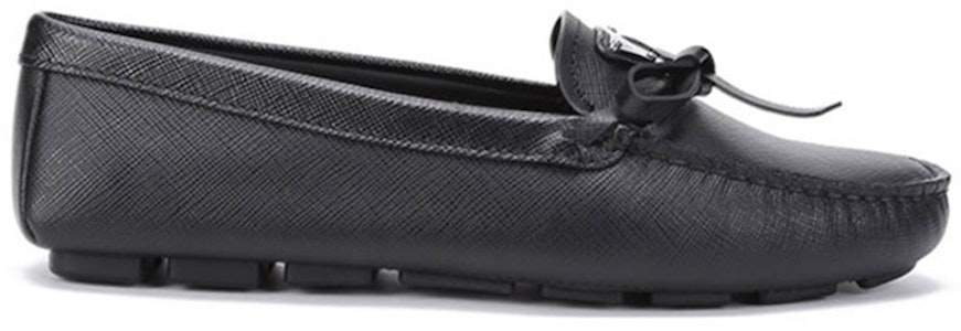 (W) Prada 黑色Saffiano皮革驾车乐福鞋 1DD071_053_F0002_F_005 Order (W) Prada 黑色Saffiano皮革驾车乐福鞋 1DD071_053_F0002_F_005