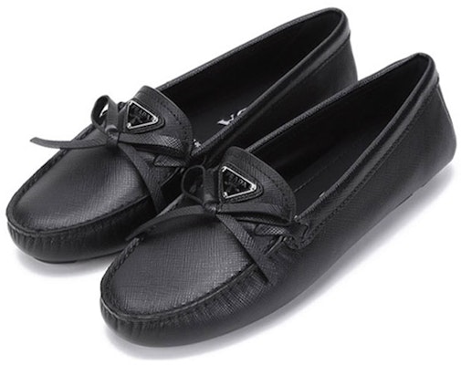 (Women) Prada Saffiano Leather Driving Loafers 'Black' 1DD071_053_F0002_F_005 Lookbook (Women) Prada Saffiano Leather Driving Loafers 'Black' 1DD071_053_F0002_F_005