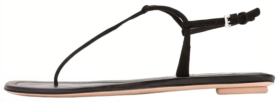 (Women) Prada Leather Buckle Flat Sandals 'Black Fashion' 1Y558B_008_F0002_F_005 Buy (Women) Prada Leather Buckle Flat Sandals 'Black Fashion' 1Y558B_008_F0002_F_005