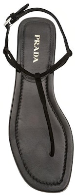 (Women) Prada Leather Buckle Flat Sandals 'Black Fashion' 1Y558B_008_F0002_F_005 Lookbook (Women) Prada Leather Buckle Flat Sandals 'Black Fashion' 1Y558B_008_F0002_F_005