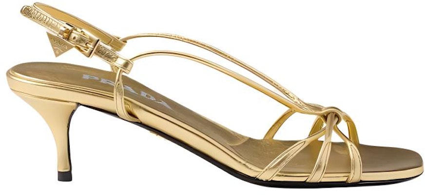 (W) 普拉达金棕色皮革扣环标志凉鞋 1X504N_79A_F0056_F_055 Order (W) 普拉达金棕色皮革扣环标志凉鞋 1X504N_79A_F0056_F_055