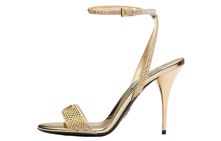 Buy (W) Prada Talon Aiguille Cuir Boucle ''Fashion Slide Or'' 1X022N_2AWL_F0522