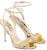 (W) Prada Kulit Buckle Stiletto 'Fashion Slide Emas' 1X022N_2AWL_F0522