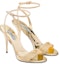 Order (W) Prada Kulit Buckle Stiletto 'Fashion Slide Emas' 1X022N_2AWL_F0522