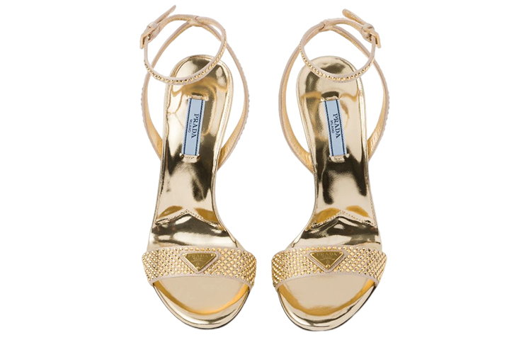 Lookbook (W) Prada Talon Aiguille Cuir Boucle ''Fashion Slide Or'' 1X022N_2AWL_F0522