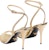 (W) Prada Kulit Buckle Stiletto 'Fashion Slide Emas' 1X022N_2AWL_F0522