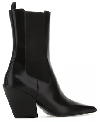 (Women) Prada Leather Chelsea Boots 'Black' 1U986M_055_F0002_F_075 Order (Women) Prada Leather Chelsea Boots 'Black' 1U986M_055_F0002_F_075