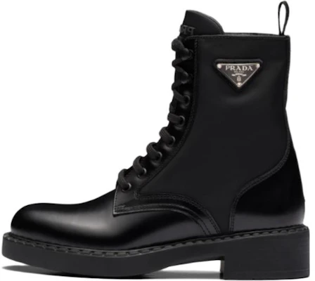 (W) Bottes Prada à Talons Épais en Cuir Noir 1T782M_3LF7_F0002_F_B050 Buy (W) Bottes Prada à Talons Épais en Cuir Noir 1T782M_3LF7_F0002_F_B050