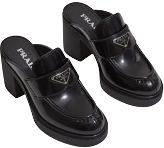 (W) プラダ レザー 厚底ラウンドトゥスライド (黒) 1D652M_055_F0002_F_085 Lookbook (W) プラダ レザー 厚底ラウンドトゥスライド (黒) 1D652M_055_F0002_F_085