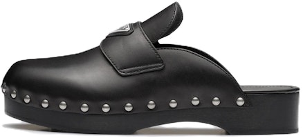 (Women) Prada Leather Clog 'Black' 2Z2993_248_F0002 (Women) Prada Leather Clog 'Black' 2Z2993_248_F0002