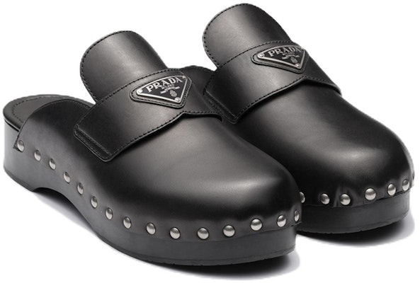 (Women) Prada Leather Clog 'Black' 2Z2993_248_F0002 Lookbook (Women) Prada Leather Clog 'Black' 2Z2993_248_F0002