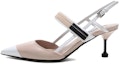 Buy (Women) Prada Leather Colorblock High Heel Sandal 'White' 1I296I_AZ3_F062Z_F_065