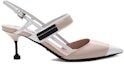 Order (Women) Prada Leather Colorblock High Heel Sandal 'White' 1I296I_AZ3_F062Z_F_065