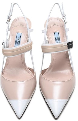 (Women) Prada Leather Colorblock High Heel Sandal 'White' 1I296I_AZ3_F062Z_F_065 Shop (Women) Prada Leather Colorblock High Heel Sandal 'White' 1I296I_AZ3_F062Z_F_065