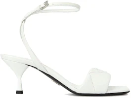 Order (W) Prada Sandalias Slingback de Cuero Cómodas y Versátiles 'Blancas' 1X825M-038