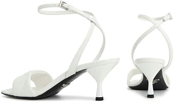 Shop (W) Prada Sandalias Slingback de Cuero Cómodas y Versátiles 'Blancas' 1X825M-038