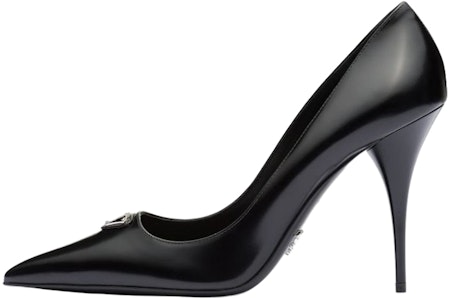 (W) 普拉达黑色三角标尖头高跟鞋 1I001N_055_F0002_F_085 Buy (W) 普拉达黑色三角标尖头高跟鞋 1I001N_055_F0002_F_085