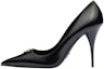 Buy (W) Prada Kulit Segitiga Logo Berekor Runcing Stiletto 'Hitam' 1I001N_055_F0002_F_085