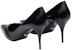 (W) Prada Kulit Segitiga Logo Berekor Runcing Stiletto 'Hitam' 1I001N_055_F0002_F_085