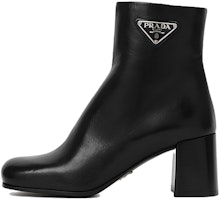 (Women) Prada Leather Fashion Ankle Boot 'Black' 1T930M_070_F0002_F_065 (Women) Prada Leather Fashion Ankle Boot 'Black' 1T930M_070_F0002_F_065