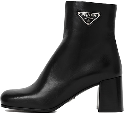 (Women) Prada Leather Fashion Ankle Boot 'Black' 1T930M_070_F0002_F_065 Buy (Women) Prada Leather Fashion Ankle Boot 'Black' 1T930M_070_F0002_F_065