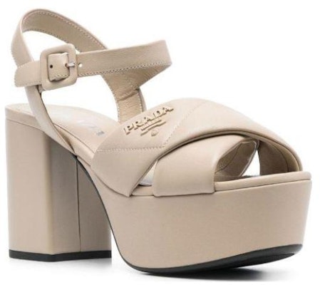 PRADA 皮革 時尚露趾 一字帶涼鞋 女款 淺褐色 Order PRADA 皮革 時尚露趾 一字帶涼鞋 女款 淺褐色