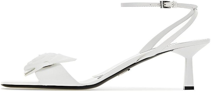 (W) Sandalia Prada de Cuero Abierta de Punta 'Blanca'. 1X149N_055_F0009_F_075 Buy (W) Sandalia Prada de Cuero Abierta de Punta 'Blanca'. 1X149N_055_F0009_F_075