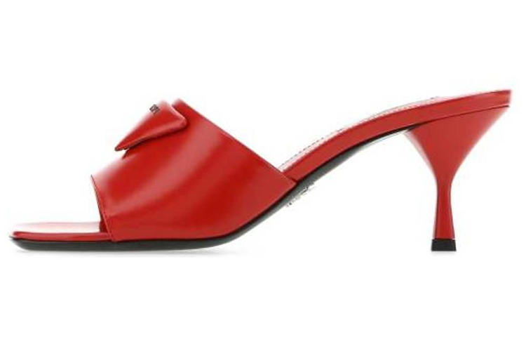 Buy (W) プラダ レッド レザー サンダル (Purada Reddo Reza Sandaru) 1XX590_055_F0011_F_065