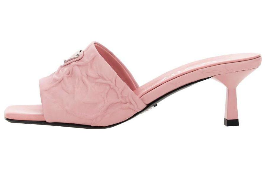 (W) Prada Leather Fashion Slide 'Pink'