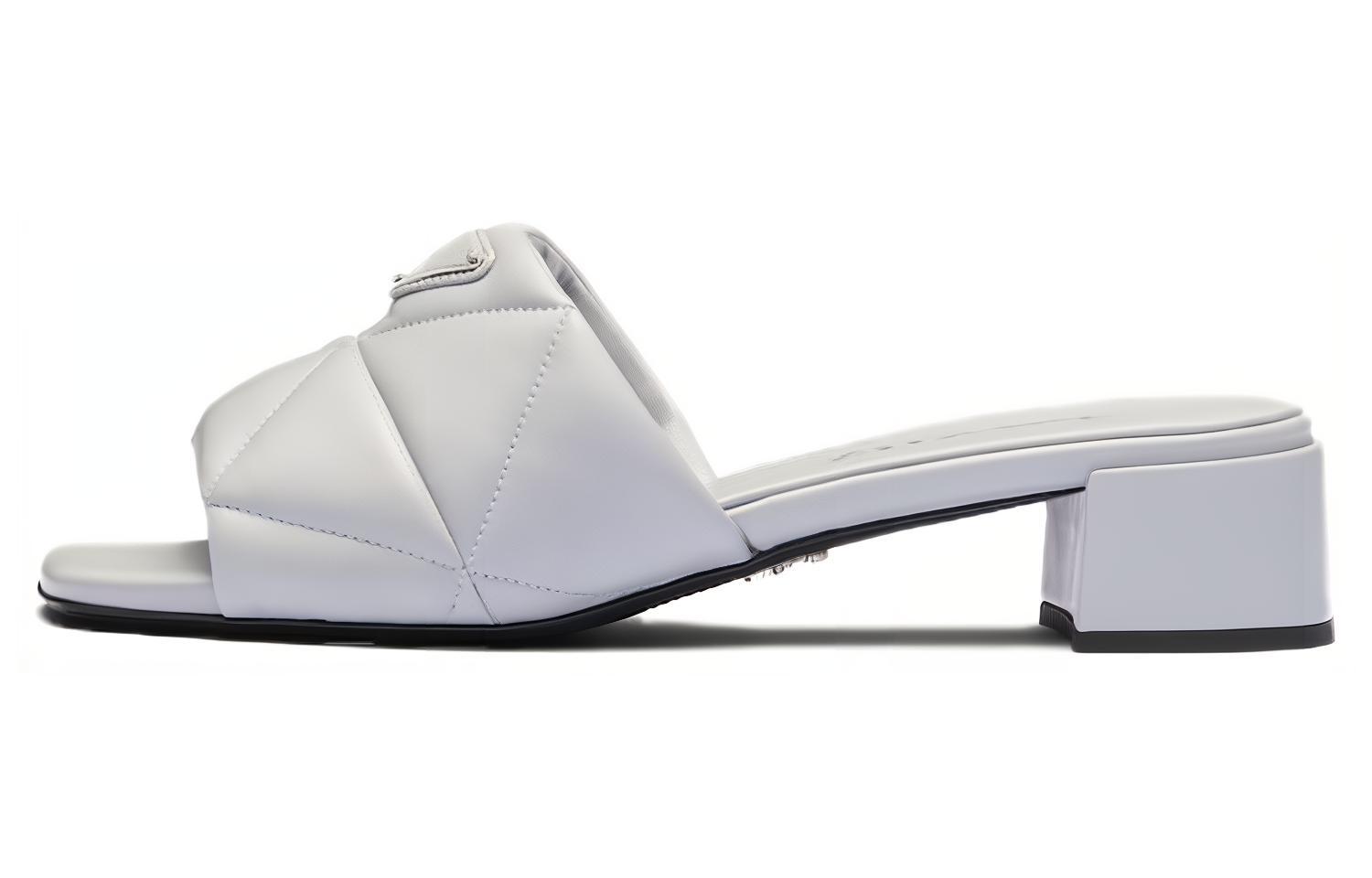 (Women) Prada Leather Fashion Slide Sandals 'Light Blue' 1XX656_038_F0591_F_035