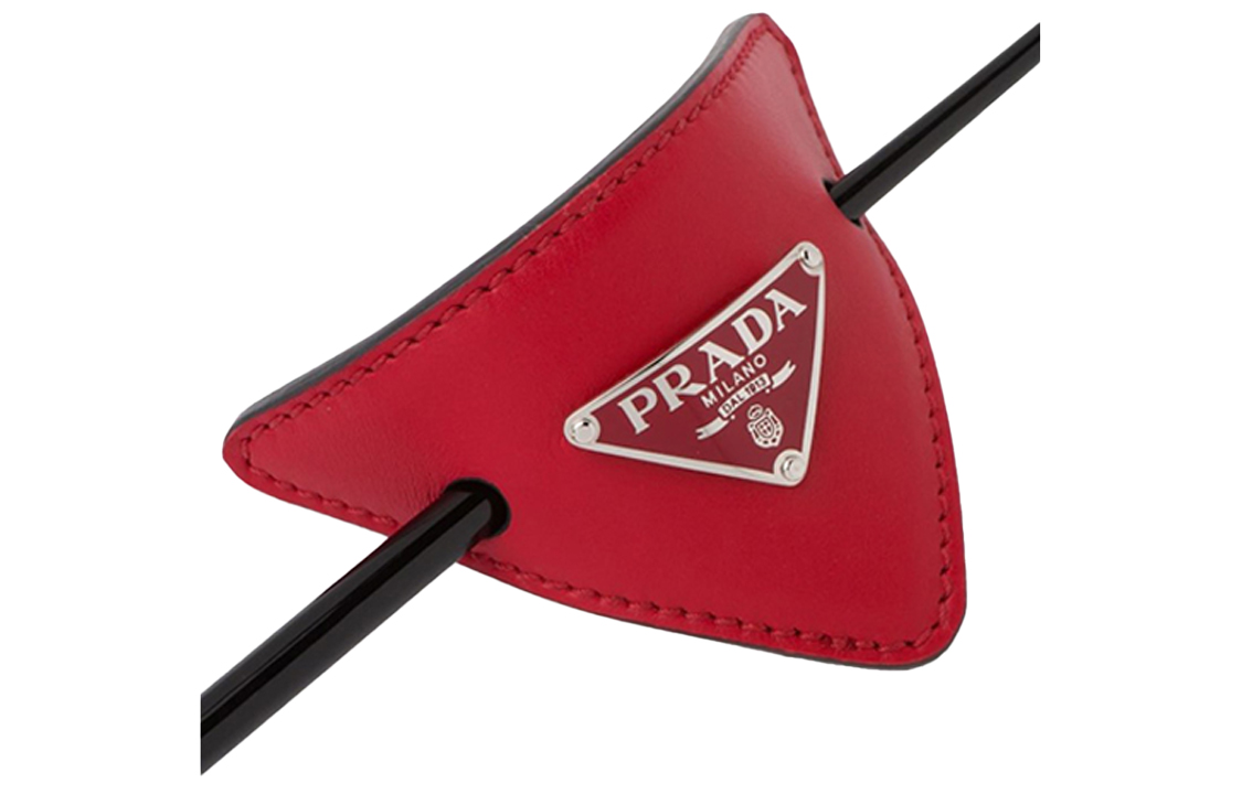 Lookbook (Women) PRADA Leather Hairclip Women Red 1IF004-8NQ-F068Z