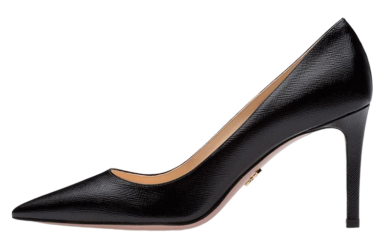 (Women) Prada Leather Heels 'Black Fashion Slip-On' 1I834I_3A9S_F0002_F_085