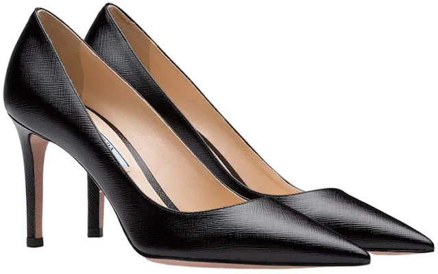 (W) Prada Kasut Tumit Kulit 'Slip-On Fesyen Hitam' 1I834I_3A9S_F0002_F_085 Lookbook (W) Prada Kasut Tumit Kulit 'Slip-On Fesyen Hitam' 1I834I_3A9S_F0002_F_085