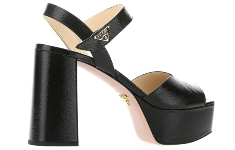 (W) Prada Leather High-Heel 'Black' 圖 4