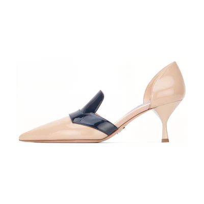 (W) Prada Leather High-Heel 'Pink'