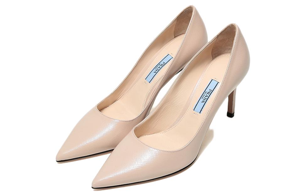 Lookbook (Women) Prada Leather High-Heel Pumps 'Apricot' 1I834I_3A9S_F0236_F_085