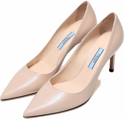 (W) Prada Kasut Tumit Tinggi Kulit 'Apricot' 1I834I_3A9S_F0236_F_085 Lookbook (W) Prada Kasut Tumit Tinggi Kulit 'Apricot' 1I834I_3A9S_F0236_F_085