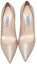 Shop (W) Prada Kasut Tumit Tinggi Kulit 'Apricot' 1I834I_3A9S_F0236_F_085