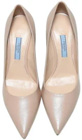 Shop (W) Prada Kasut Tumit Tinggi Kulit 'Apricot' 1I834I_3A9S_F0236_F_085