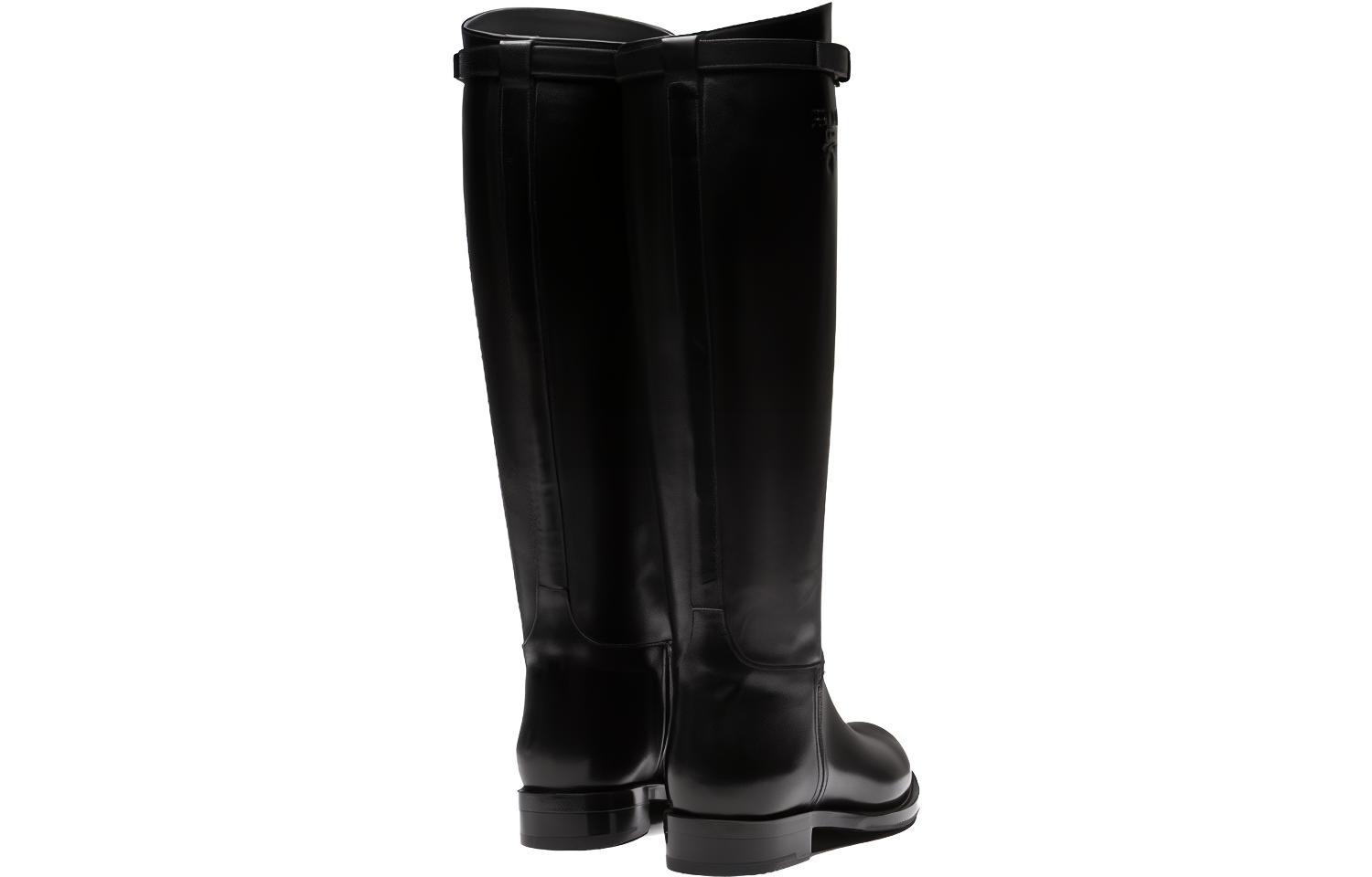 Lookbook (W) プラダ レザー ハイカットブーツ (ブラック) 1W175M_34A_F0002_F_D030