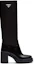 Order (W) Bottes Hautes en Cuir Prada ''Confort Noir''. 1W241NF0853LFU