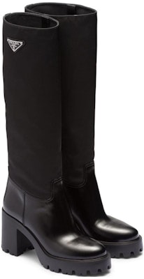 (Women) Prada Leather High-Top Boots 'Black Comfort' 1W241NF0853LFU Lookbook (Women) Prada Leather High-Top Boots 'Black Comfort' 1W241NF0853LFU