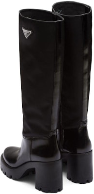 (Women) Prada Leather High-Top Boots 'Black Comfort' 1W241NF0853LFU Purchase (Women) Prada Leather High-Top Boots 'Black Comfort' 1W241NF0853LFU